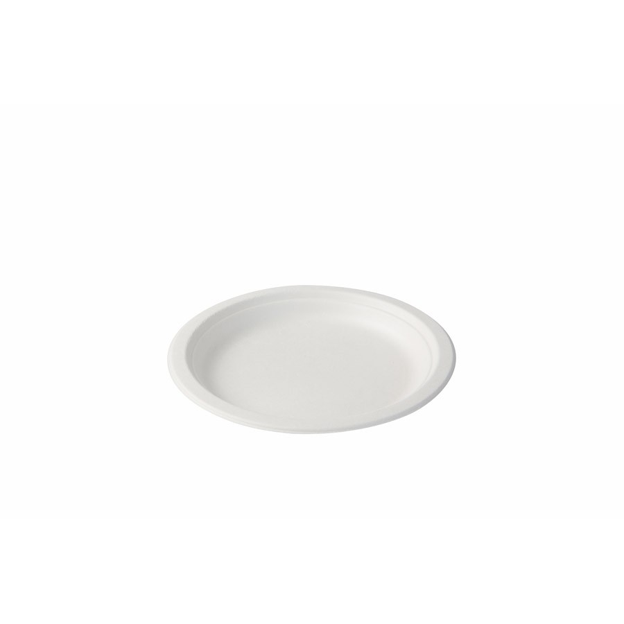 Jednorazový tanier z cukrovej trstiny Ø17cm 50 ks