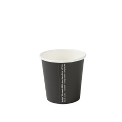Papierový pohár na kávu 100 ml čierne