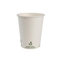 Papierový pohár na kávu 300 ml biely | Ecobal.sk